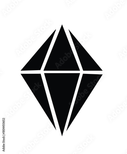 vector illustration of a diamond shape