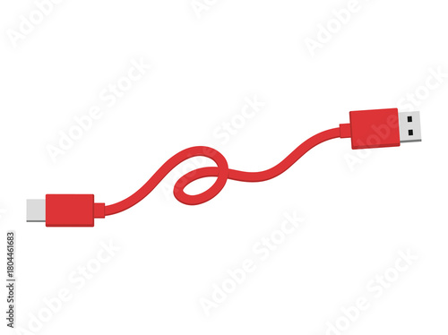 HDMI Cable Flat Connector Illustration
