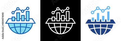 Data Analytics tripplestyle icon