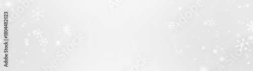 Winter PNG overlay with snow and shimmering snowflakes, frosty light dust, cold white texture and transparent seasonal glow effect