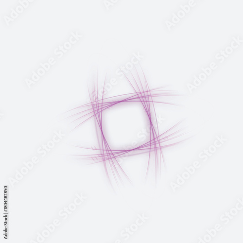 pink feathers on white background