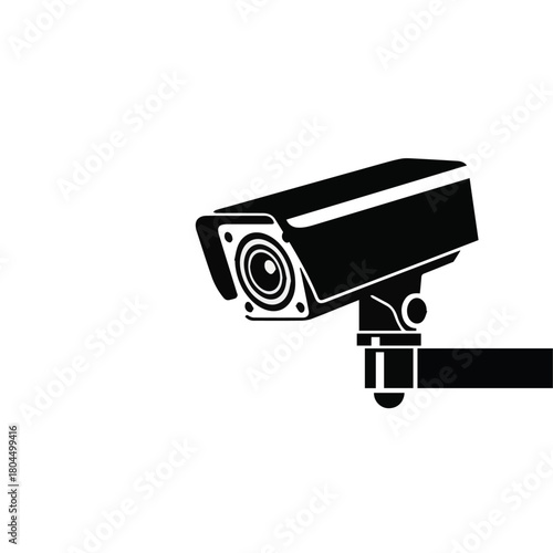 security camera isolated on white