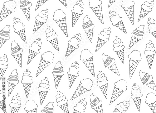 ice cream waffle cone background