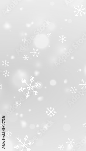 Magic falling snow element
