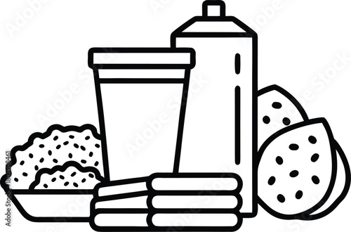 Natural spa treatment elements for wellness and self-care routine.