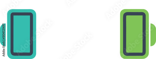 Mobile phones exchanging data via wireless network icon graphic