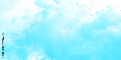 shiny and blurry soft and cloudy Bright white clouds over blue sky. White cloud on blue sky arranging in a beautiful natural looks as morning view of winter season sky.