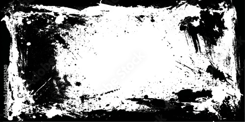 abstract distressed blurred and grainy old stained scratched grunge background with grunge frame.