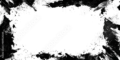 abstract distressed blurred and grainy old stained scratched grunge background with grunge frame.