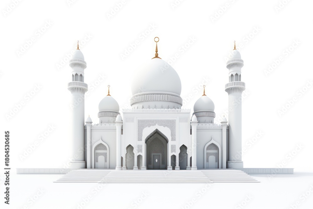 Obraz premium Architecture building white dome.