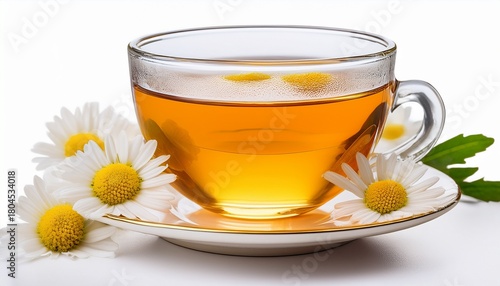 Chamomile Tea On Transparent Background Png