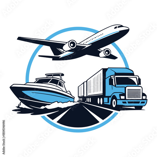 Global logistics transport modes