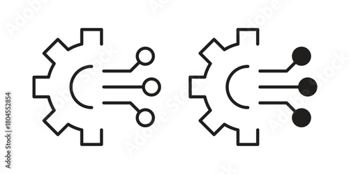 Transform icon symbol. Illustration for web and mobile app. Line and solid style