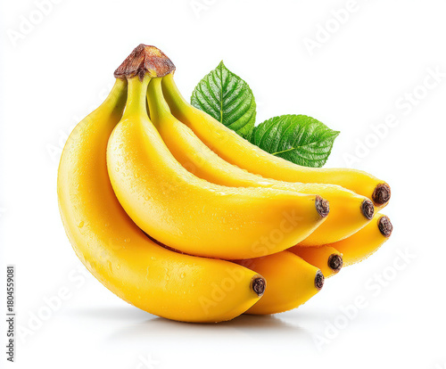 Banana isolated on white ba...