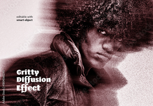 Gritty Diffusion Photo Effect
