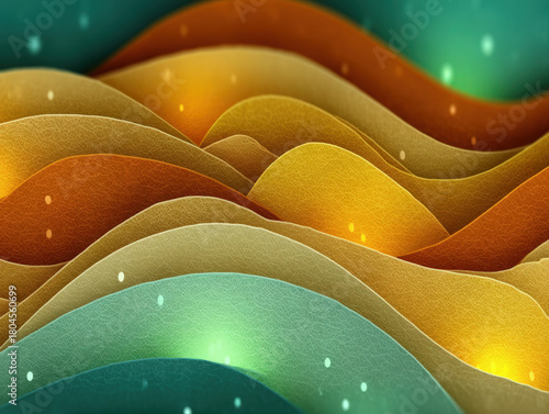 Green and yellow abstract background