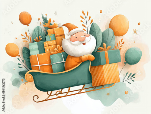 Santa claus sled