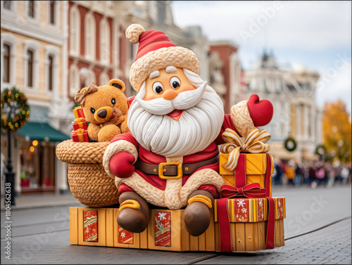 Santa parade float
