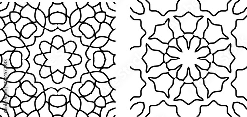 lovely floral indian style mandala tattoo pattern art