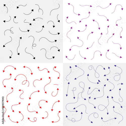 Seamless vector pattern illustration of colorful paint splatter and liquid drops texture design