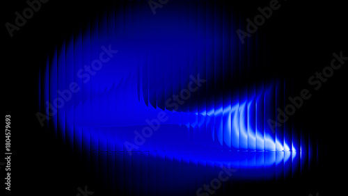 Canvas Print Sleek high-resolution blue glass background
