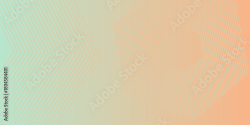 Gradient pink red patterned desktop wallpaper. Abstract vector illustration of modern lines background. Hexagon lines on yellow background. presentation design for corporate business and institution .