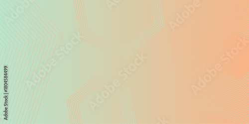 Gradient pink red patterned desktop wallpaper. Abstract vector illustration of modern lines background. Hexagon lines on yellow background. presentation design for corporate business and institution .