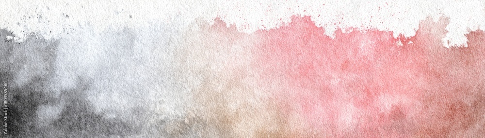 Fototapeta premium Abstract pink and white watercolor texture background for food or flower closeups