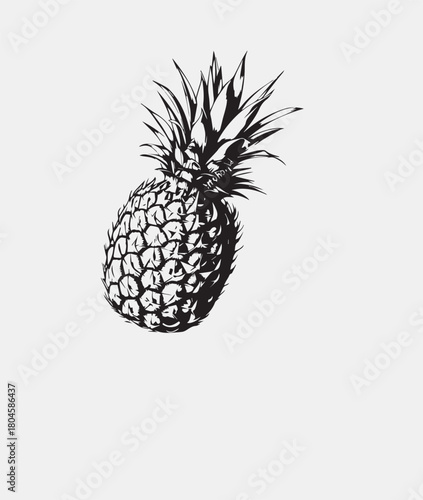 pineapple vector illustration
