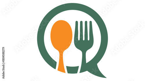 Culinary talk icon spoon fork