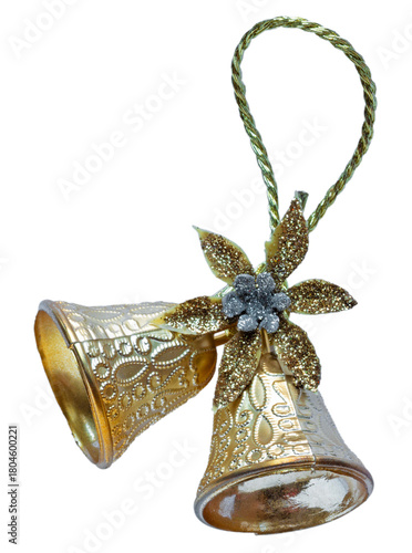 Brightt gold bells for decoratioin