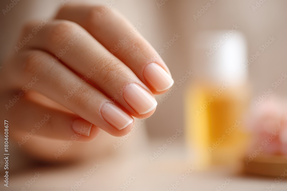 custom made wallpaper toronto digitalClose-up of a healthy fingernail with a well-groomed cuticle in a nail care scene