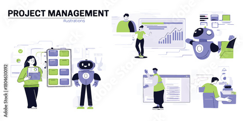 Digital Transformation in Project Management Robotics, Data Analysis, and Efficient Task Workflow