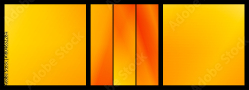 Abstract warm orange, red, and yellow-red gradients, smoothly creating a uniform background. A modern wallpaper design for attractive website headers and footers.