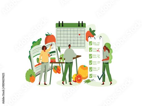 Healthy eating plan and meal preparation for better living