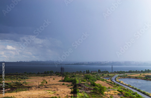 Heavy rains have hit the lake and the surrounding area
