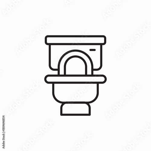 wc toilet icon sign vector