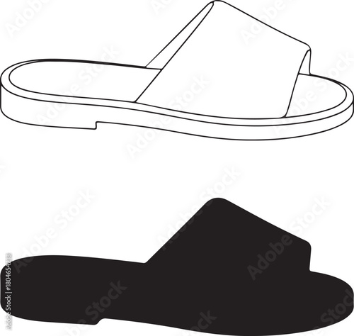 Elegant summer slippers for fashion lifestyle icon