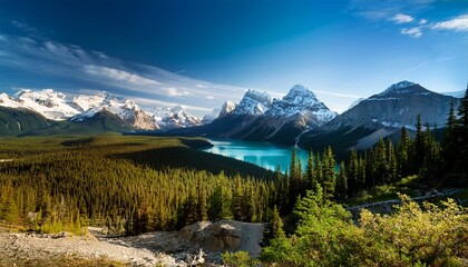 Fototapete Kanada photos of mountain landscapes in western canada  © Joseph