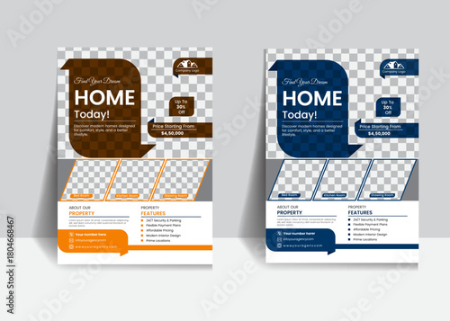 Corporate Real Estate Flyer Template Design