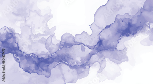 Serene blue watercolor background isolated on, perfect for creating a calming and sophisticated atmosphere in your designs with its smooth and flowing texture