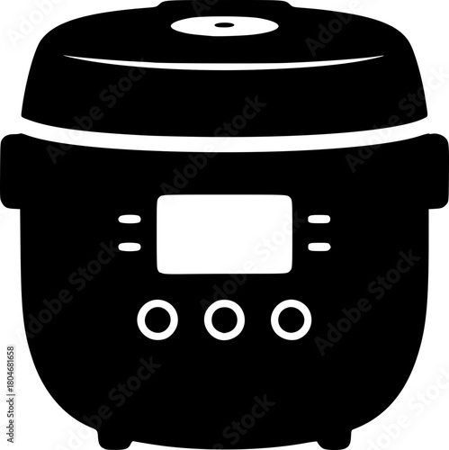 Rice Cooker or Food Steamer Appliance Icon
