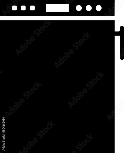 Kitchen Dishwasher Appliance Icon