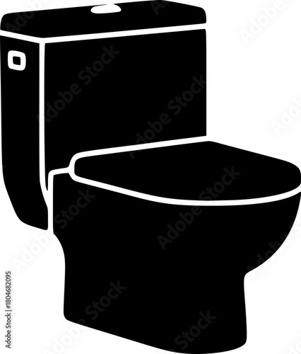 Bathroom Toilet Fixture Icon