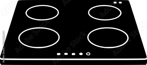 Induction Cooktop or Electric Stove Icon