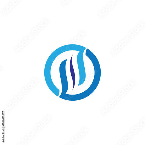 Waves beach logo and symbols template icons app