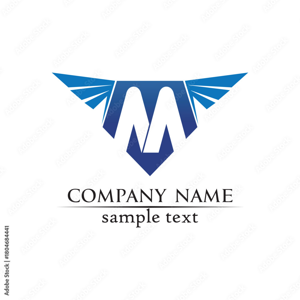 Obraz premium Letter M vector icons such logos