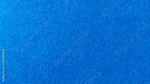Rich Royal Blue Felt Fabric Texture Macro Background with Fine Fiber Detail