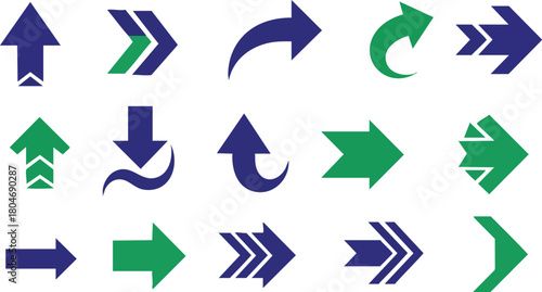Diverse Arrow Collection Vectors Pointing the Way in Varied Styles and Directions