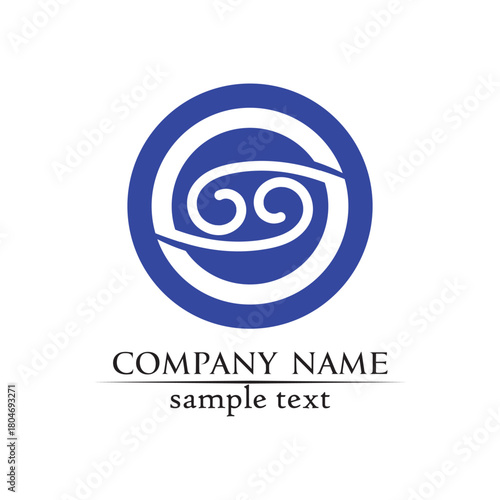 Waves beach logo and symbols template icons app